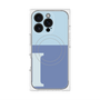 プレミアムパネル with MagSafe［ オリジナル - initial two tone - I blue ］