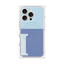 プレミアムパネル with MagSafe［ オリジナル - initial two tone - I blue ］