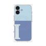 プレミアムパネル with MagSafe［ オリジナル - initial two tone - I blue ］