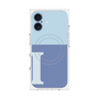 プレミアムパネル with MagSafe［ オリジナル - initial two tone - I blue ］