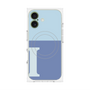 プレミアムパネル with MagSafe［ オリジナル - initial two tone - I blue ］