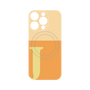 プレミアムパネル with MagSafe［ オリジナル - initial two tone - J orange ］