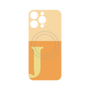 プレミアムパネル with MagSafe［ オリジナル - initial two tone - J orange ］