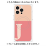 プレミアムパネル with MagSafe［ オリジナル - initial two tone - J pink ］