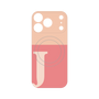 プレミアムパネル with MagSafe［ オリジナル - initial two tone - J pink ］