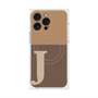 プレミアムパネル with MagSafe［ オリジナル - initial two tone - J brown ］