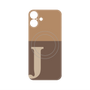 プレミアムパネル with MagSafe［ オリジナル - initial two tone - J brown ］