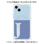 プレミアムパネル with MagSafe［ オリジナル - initial two tone - J blue ］