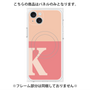 プレミアムパネル with MagSafe［ オリジナル - initial two tone - K pink ］