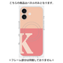 プレミアムパネル with MagSafe［ オリジナル - initial two tone - K pink ］