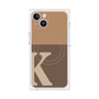 プレミアムパネル with MagSafe［ オリジナル - initial two tone - K brown ］