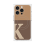 プレミアムパネル with MagSafe［ オリジナル - initial two tone - K brown ］