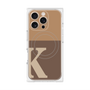 プレミアムパネル with MagSafe［ オリジナル - initial two tone - K brown ］