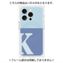プレミアムパネル with MagSafe［ オリジナル - initial two tone - K blue ］