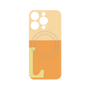 プレミアムパネル with MagSafe［ オリジナル - initial two tone - L orange ］