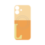 プレミアムパネル with MagSafe［ オリジナル - initial two tone - L orange ］