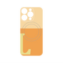 プレミアムパネル with MagSafe［ オリジナル - initial two tone - L orange ］