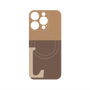 プレミアムパネル with MagSafe［ オリジナル - initial two tone - L brown ］