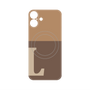 プレミアムパネル with MagSafe［ オリジナル - initial two tone - L brown ］
