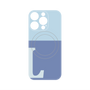 プレミアムパネル with MagSafe［ オリジナル - initial two tone - L blue ］
