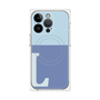 プレミアムパネル with MagSafe［ オリジナル - initial two tone - L blue ］
