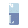 プレミアムパネル with MagSafe［ オリジナル - initial two tone - L blue ］