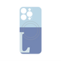 プレミアムパネル with MagSafe［ オリジナル - initial two tone - L blue ］