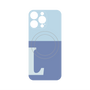 プレミアムパネル with MagSafe［ オリジナル - initial two tone - L blue ］