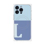プレミアムパネル with MagSafe［ オリジナル - initial two tone - L blue ］