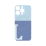 プレミアムパネル with MagSafe［ オリジナル - initial two tone - L blue ］
