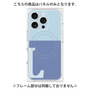 プレミアムパネル with MagSafe［ オリジナル - initial two tone - L blue ］