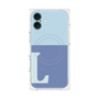 プレミアムパネル with MagSafe［ オリジナル - initial two tone - L blue ］