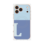 プレミアムパネル with MagSafe［ オリジナル - initial two tone - L blue ］