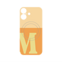 プレミアムパネル with MagSafe［ オリジナル - initial two tone - M orange ］