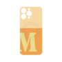プレミアムパネル with MagSafe［ オリジナル - initial two tone - M orange ］