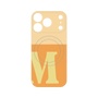 プレミアムパネル with MagSafe［ オリジナル - initial two tone - M orange ］