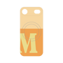 プレミアムパネル with MagSafe［ オリジナル - initial two tone - M orange ］