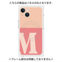 プレミアムパネル with MagSafe［ オリジナル - initial two tone - M pink ］