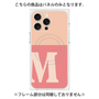 プレミアムパネル with MagSafe［ オリジナル - initial two tone - M pink ］