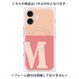 プレミアムパネル with MagSafe［ オリジナル - initial two tone - M pink ］