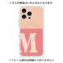 プレミアムパネル with MagSafe［ オリジナル - initial two tone - M pink ］
