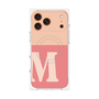 プレミアムパネル with MagSafe［ オリジナル - initial two tone - M pink ］