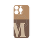 プレミアムパネル with MagSafe［ オリジナル - initial two tone - M brown ］
