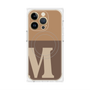 プレミアムパネル with MagSafe［ オリジナル - initial two tone - M brown ］
