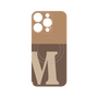 プレミアムパネル with MagSafe［ オリジナル - initial two tone - M brown ］
