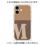 プレミアムパネル with MagSafe［ オリジナル - initial two tone - M brown ］