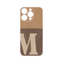 プレミアムパネル with MagSafe［ オリジナル - initial two tone - M brown ］