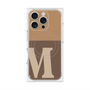 プレミアムパネル with MagSafe［ オリジナル - initial two tone - M brown ］