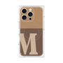 プレミアムパネル with MagSafe［ オリジナル - initial two tone - M brown ］