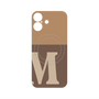 プレミアムパネル with MagSafe［ オリジナル - initial two tone - M brown ］